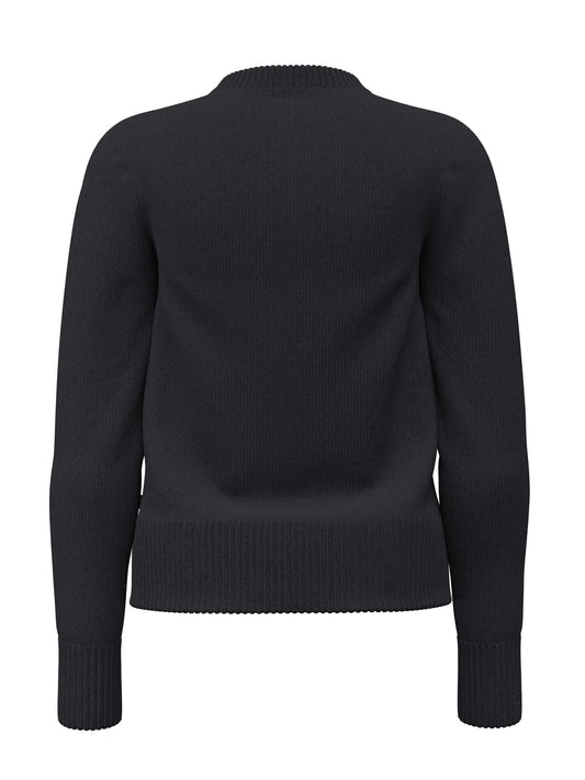 Maglia Guess Jeans donna girocollo logo ricamato