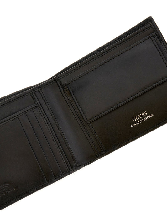 Portafoglio Guess uomo Milano billfold pelle nero