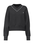 Felpa cropped scollo V scuba donna Guess