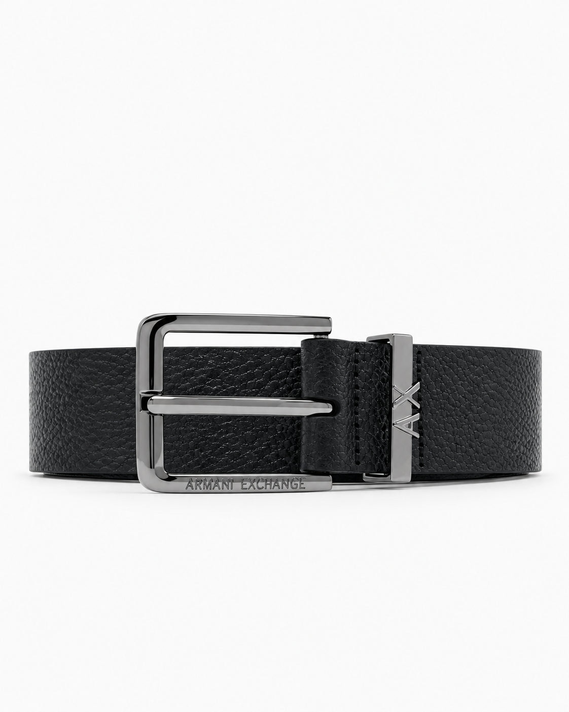 Cintura A|X Armani Exchange uomo vera pelle fibbia logo