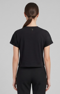 T-shirt MARKUP donna frange cotone manica corta