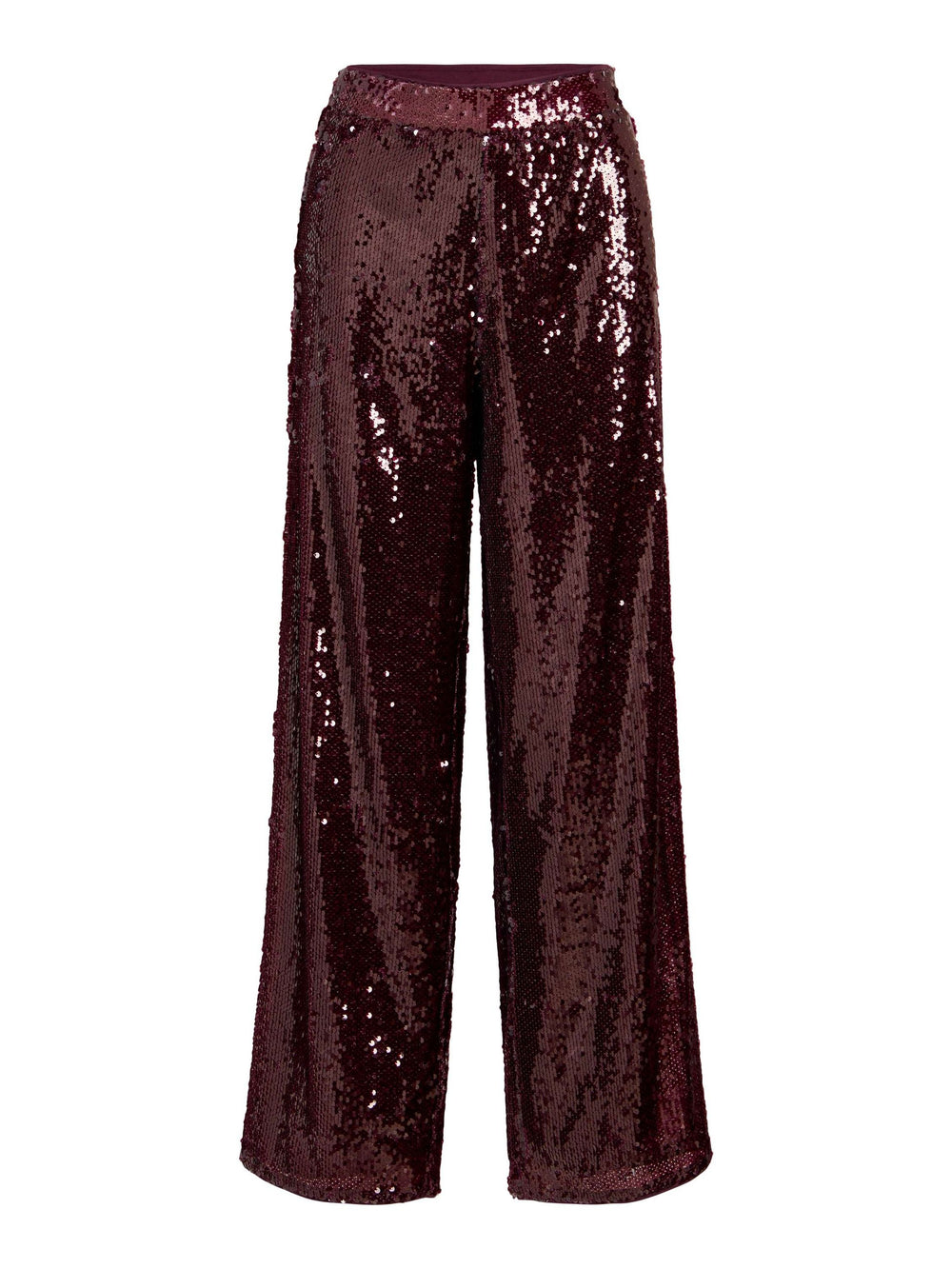 Pantaloni VILA donna maglia poliestere riciclato