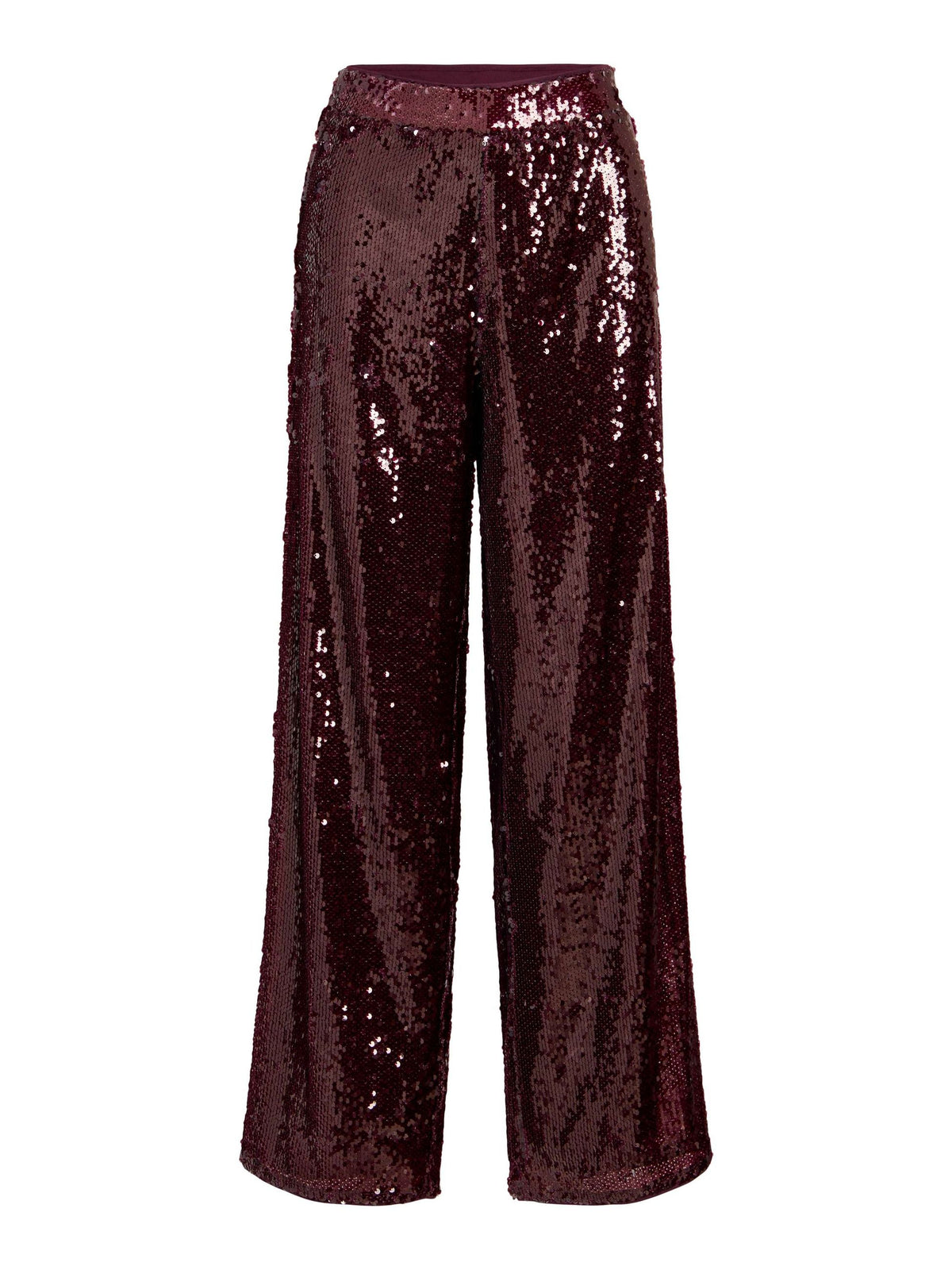 Pantaloni VILA donna maglia poliestere riciclato