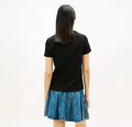 T-shirt Tommy Jeans donna essential regular cotone Black