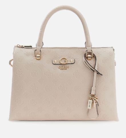 Borsa a tracolla Guess Brooke Saddle donna cognac