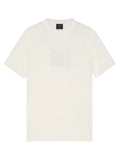 T-shirt A|X Uomo Regular Fit Logo centrale off white