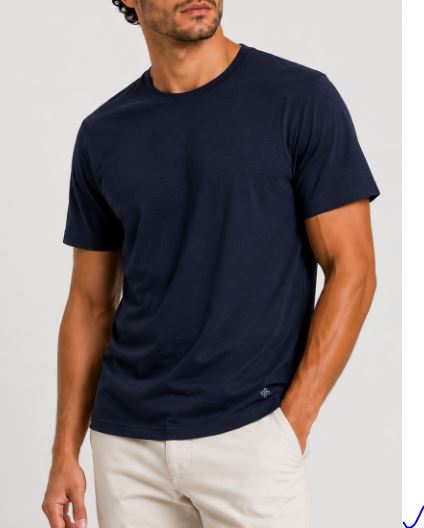 T-shirt MARKUP uomo cotone fiammato mercerizzato