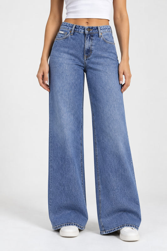 Jeans G11 wide leg donna Guess denim AI 2026