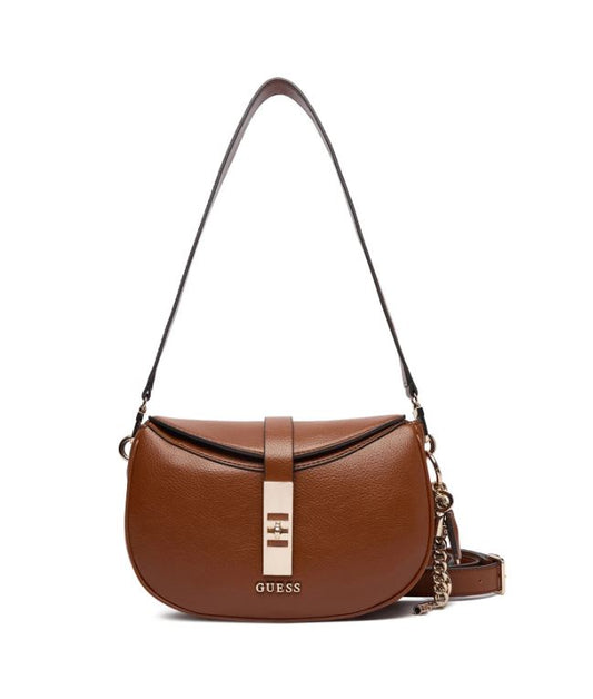 Borsa Guess donna Noelle Bramina similpelle avorio