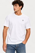 T-shirt patch manica corta uomo Guess cotone