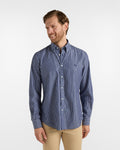 Camicia Harmont & Blaine uomo riga larga tinto filo