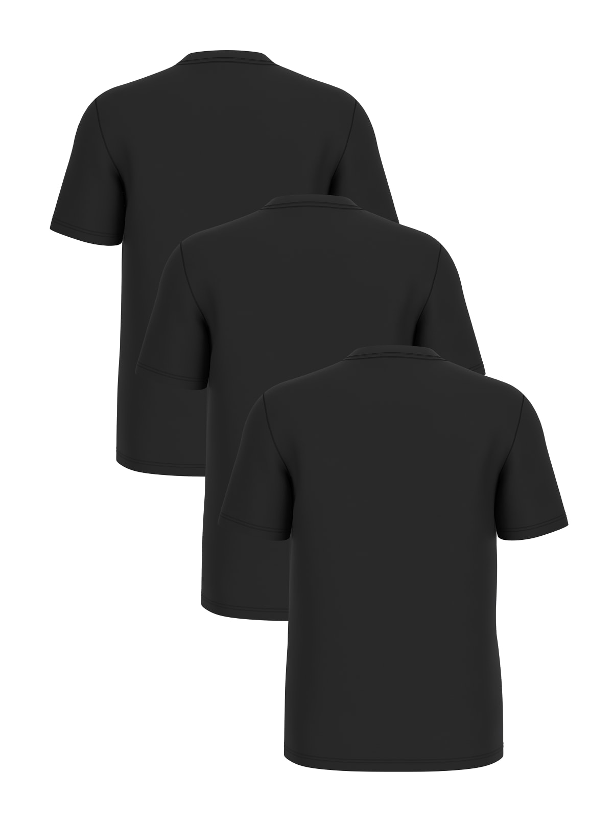 Tris t-shirt intima girocollo uomo Guess cotone
