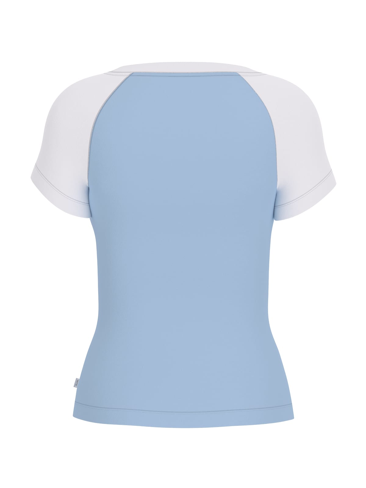 T-shirt Guess Jeans donna slim raglan piping