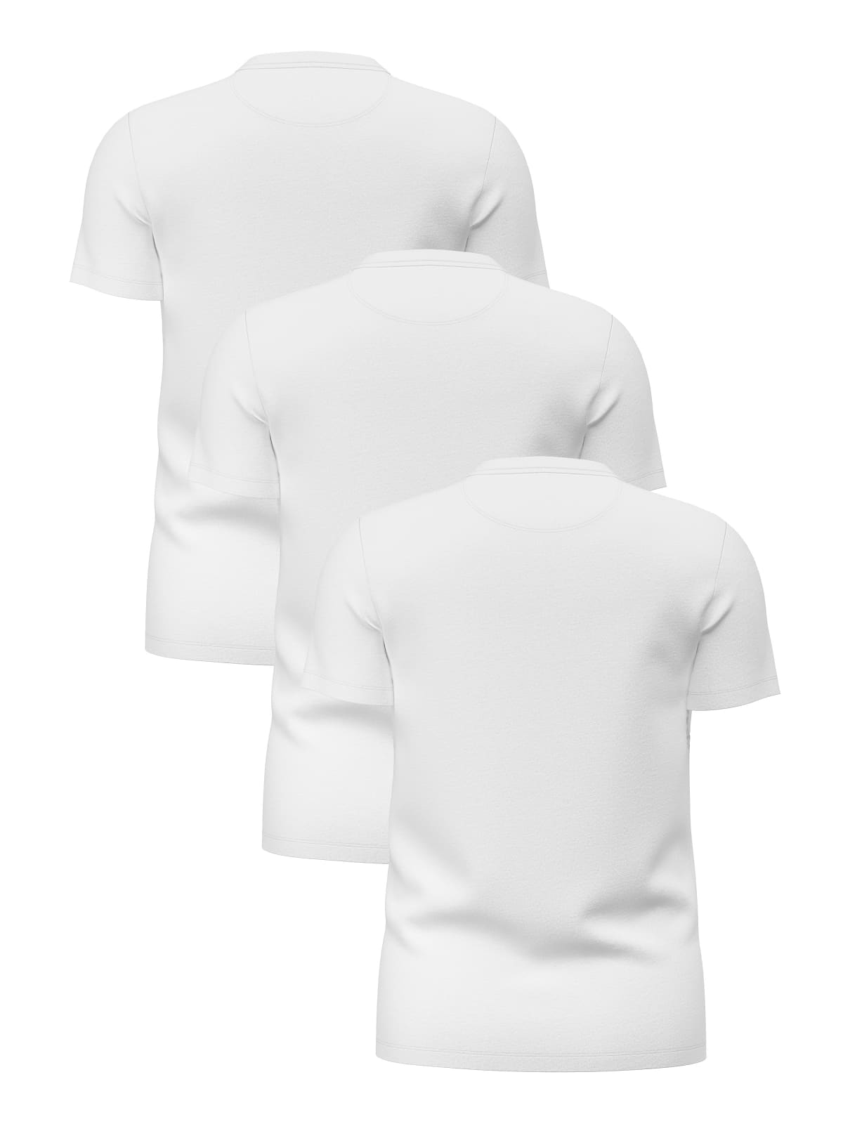 Tris t-shirt intima logo girocollo uomo Guess