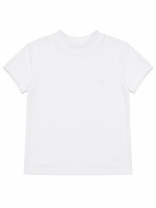 T-shirt CKJ donna cropped boxy cotone PE 2026