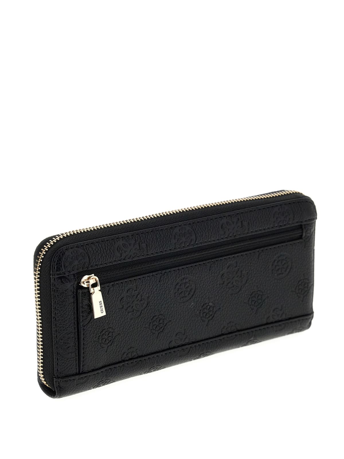Portafoglio Ella logo Guess donna grande zip-around
