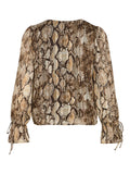 Blusa donna VILA scollo chiuso poliestere riciclato