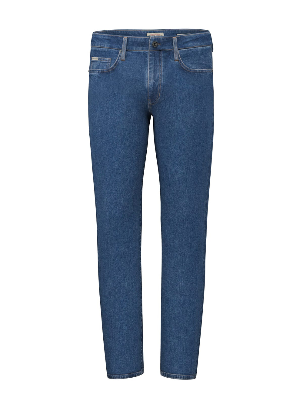 Jeans slim Guess Jeans uomo denim gamba dritta