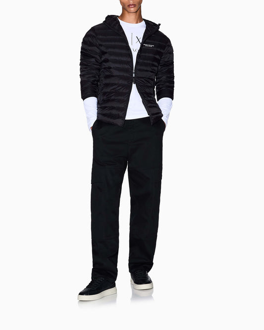 Piumino uomo Armani Exchange logo petto