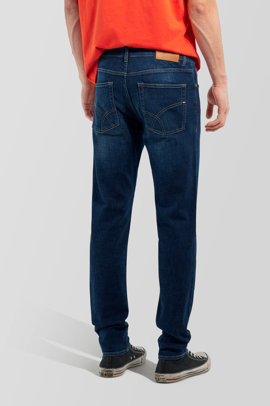Jeans uomo GAS SAX ZIP REV skinny denim stretch