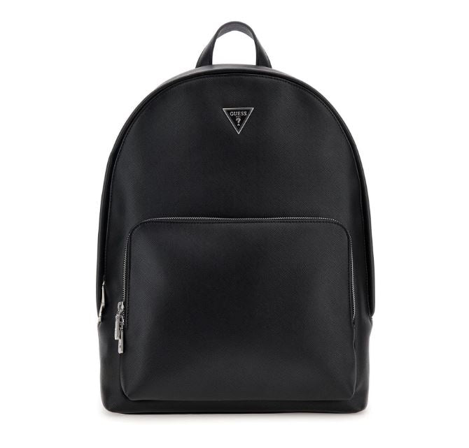 Zaino Guess uomo Certosa saffiano similpelle nero