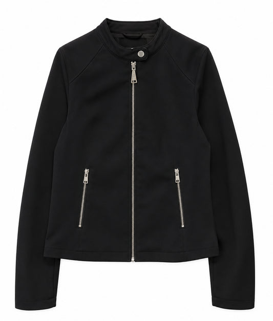 Giubbino uomo MARKUP biker similpelle zip frontali