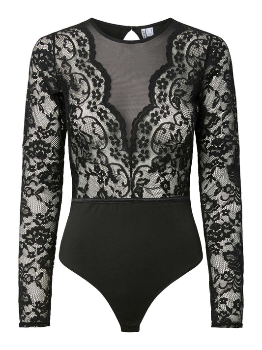 Body donna PIECES aderente elasticizzato AI 2026