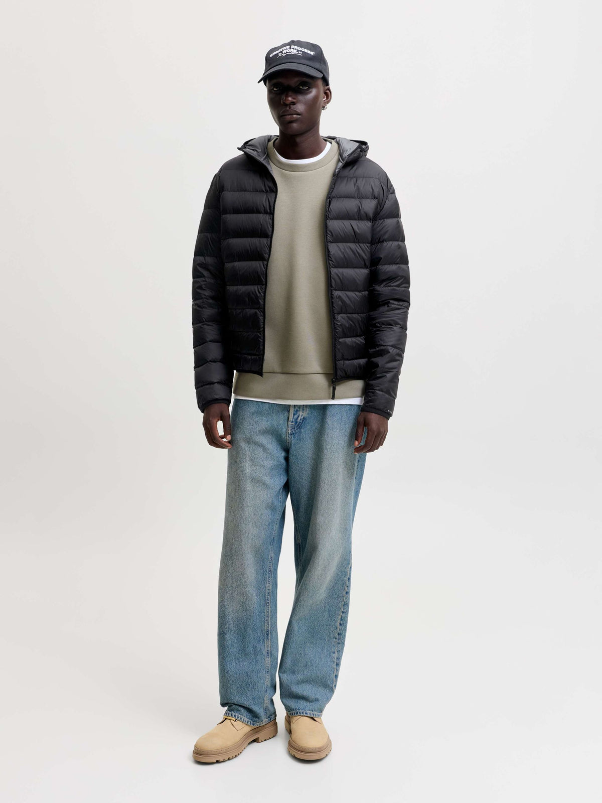 Giubbotto Jack & Jones uomo nylon cappuccio AI 2026