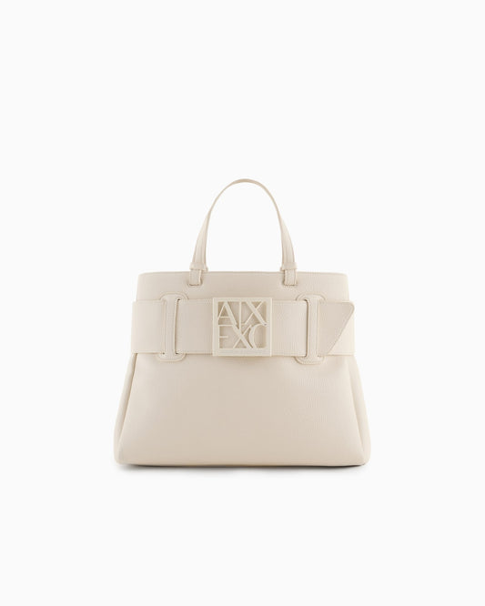 Borsa Armani Exchange donna mano grande similpelle logo