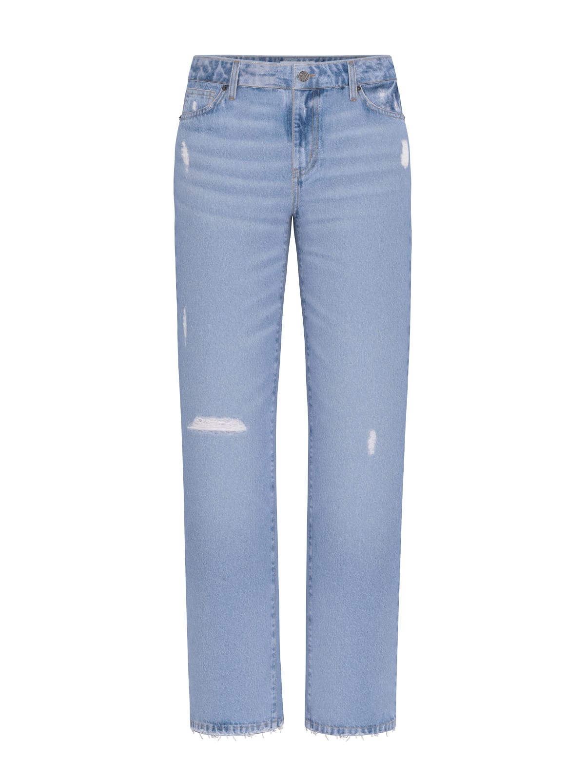Jeans Guess Jeans donna straight vita media denim