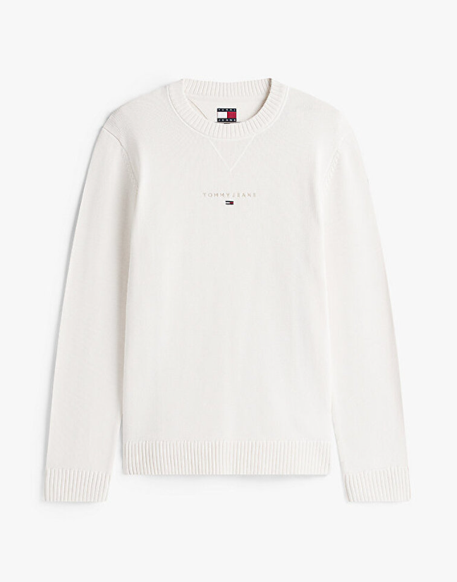 Maglia Tommy Jeans uomo slim linear cotone PE 2026