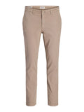 Pantalone chino Jack & Jones uomo Marco slim cotone