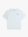 T-shirt donna Tommy Hilfiger Script regular cotone
