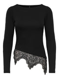 Blusa donna ONLY viscosa collo chiuso
