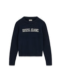 Maglione intarsia Guess Jeans donna girocollo cotone