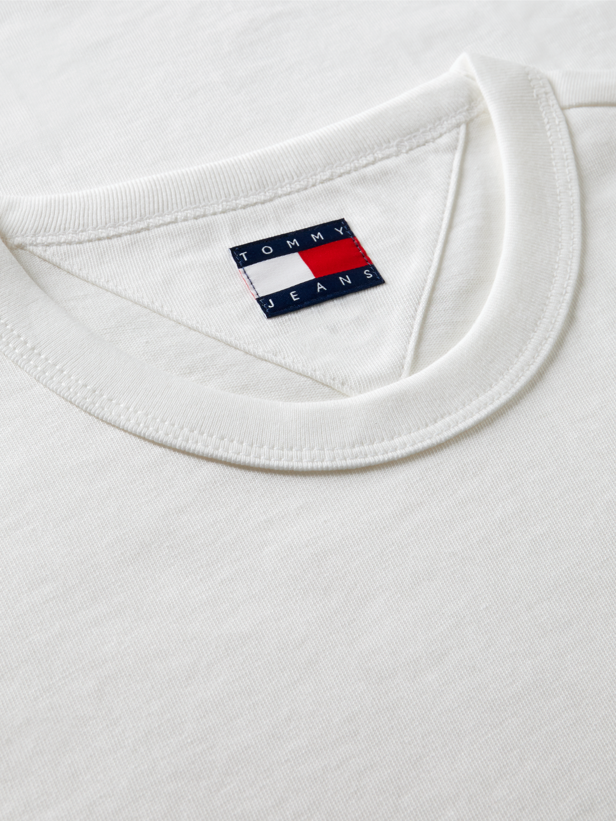 T-shirt Tommy Jeans uomo manica corta cotone badge