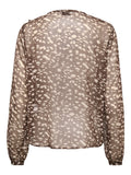 Blusa donna JDY stampa animalier poliestere