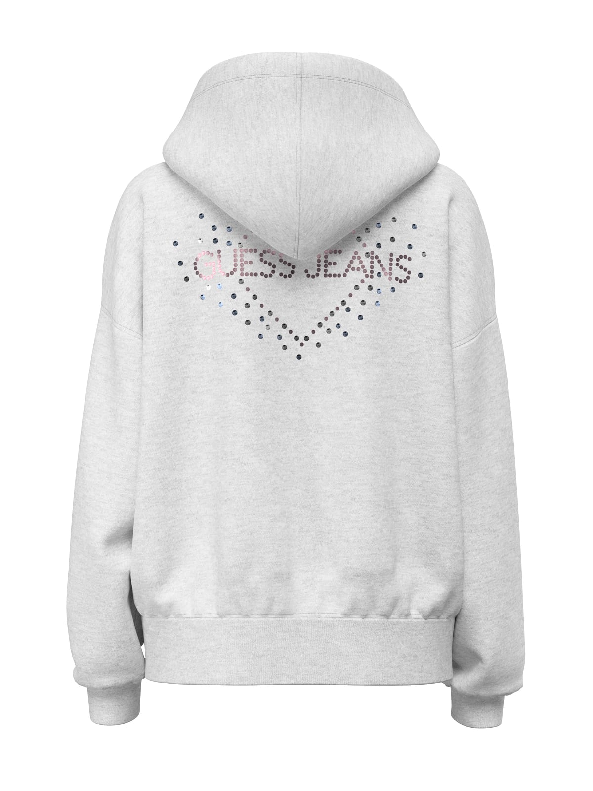 Felpa full zip cappuccio oversize donna Guess