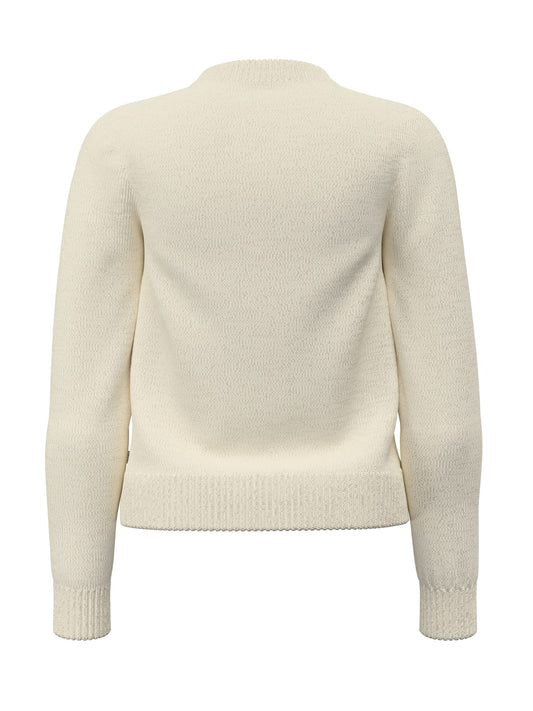 Maglione intarsia Guess Jeans donna girocollo cotone