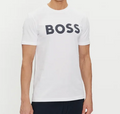 T-shirt Thinking Hugo Boss uomo logo grande cotone