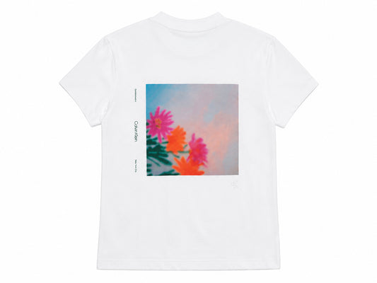 T-shirt CKJ donna cropped boxy cotone PE 2026