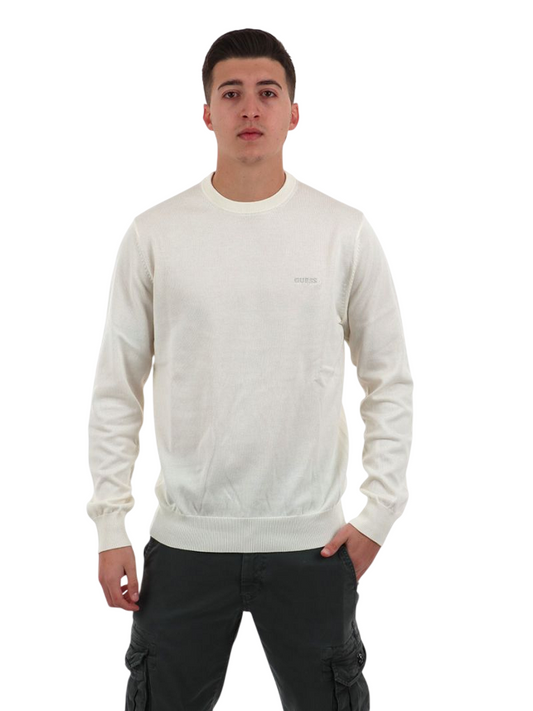 Felpa Guess uomo Kalil cotone girocollo