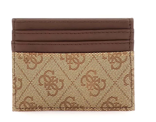Portacarte Guess uomo Milano misto nero antracite