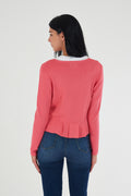 Cardigan YES-ZEE donna volant gancio viscosa PE 2026