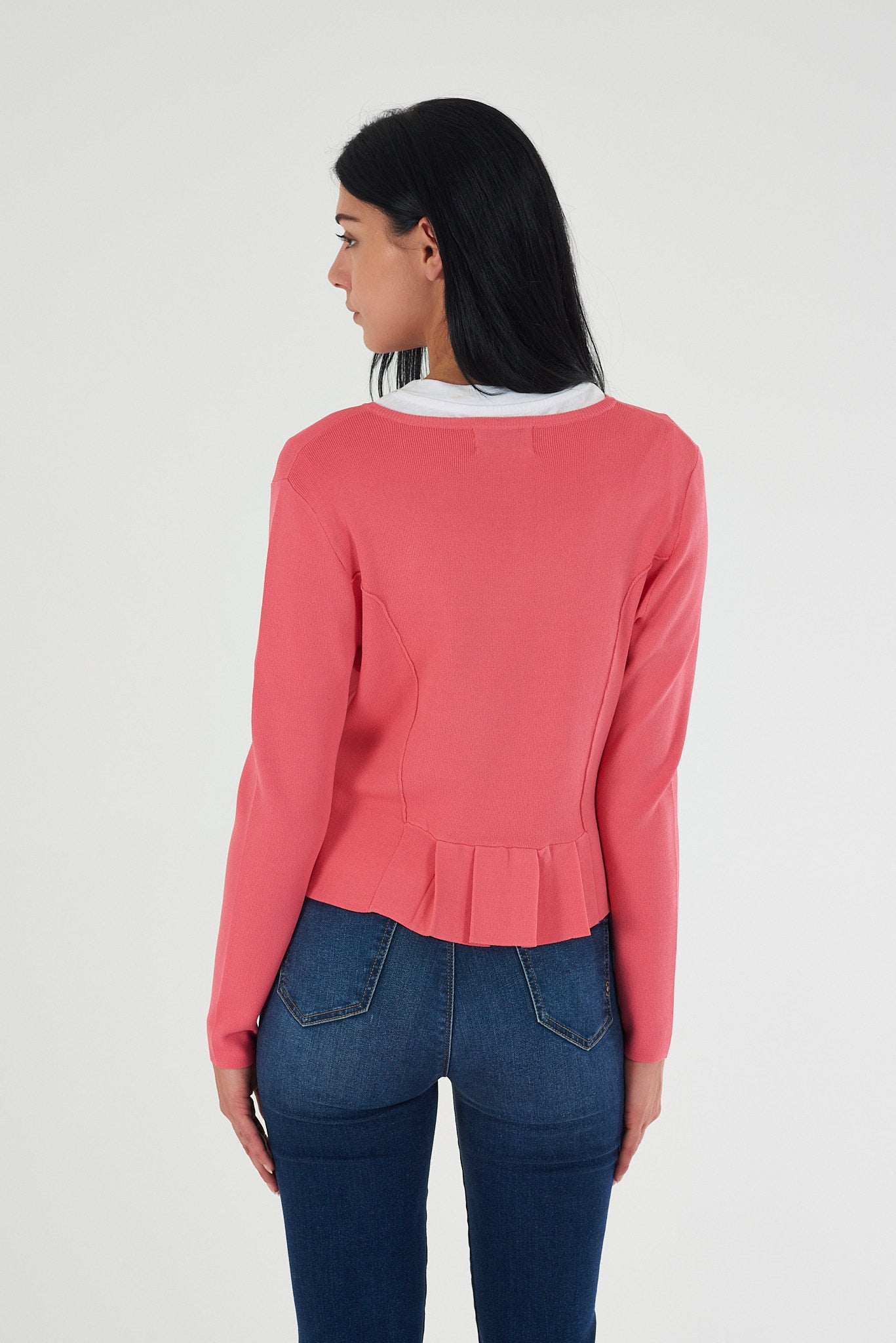 Cardigan YES-ZEE donna volant gancio viscosa PE 2026