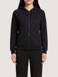 Felpa zip donna Armani Exchange A|X cappuccio PE 2026