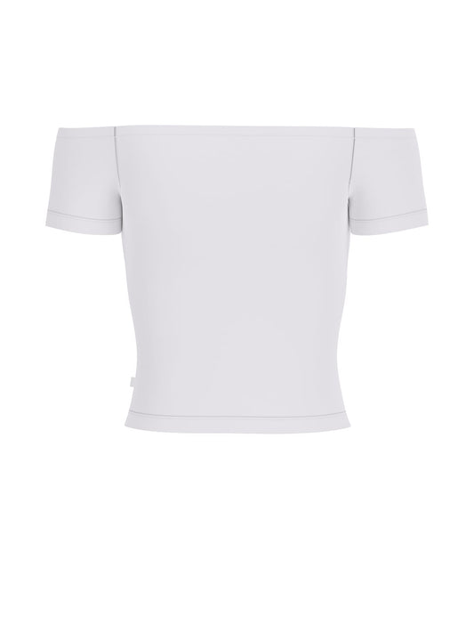 Camicia Guess Jeans donna off shoulder cotone
