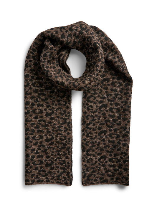 Sciarpa donna PIECES animalier maglia AI 2026