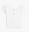 T-shirt Donna Tommy Jeans Slim Off Shoulder PE 2026