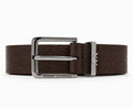 Cintura A|X Armani Exchange uomo vera pelle fibbia logo